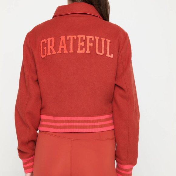 Spiritual Gangster Grateful Heart Isla Jacket • 1 Size S • 1 Size M • Color Red
